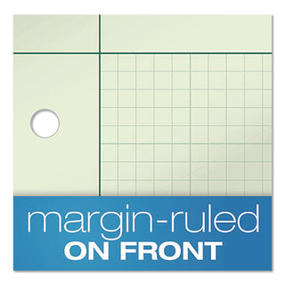 Ampad Green Tint Engineer's Quadrille Pad, Sold as 1 Pad
