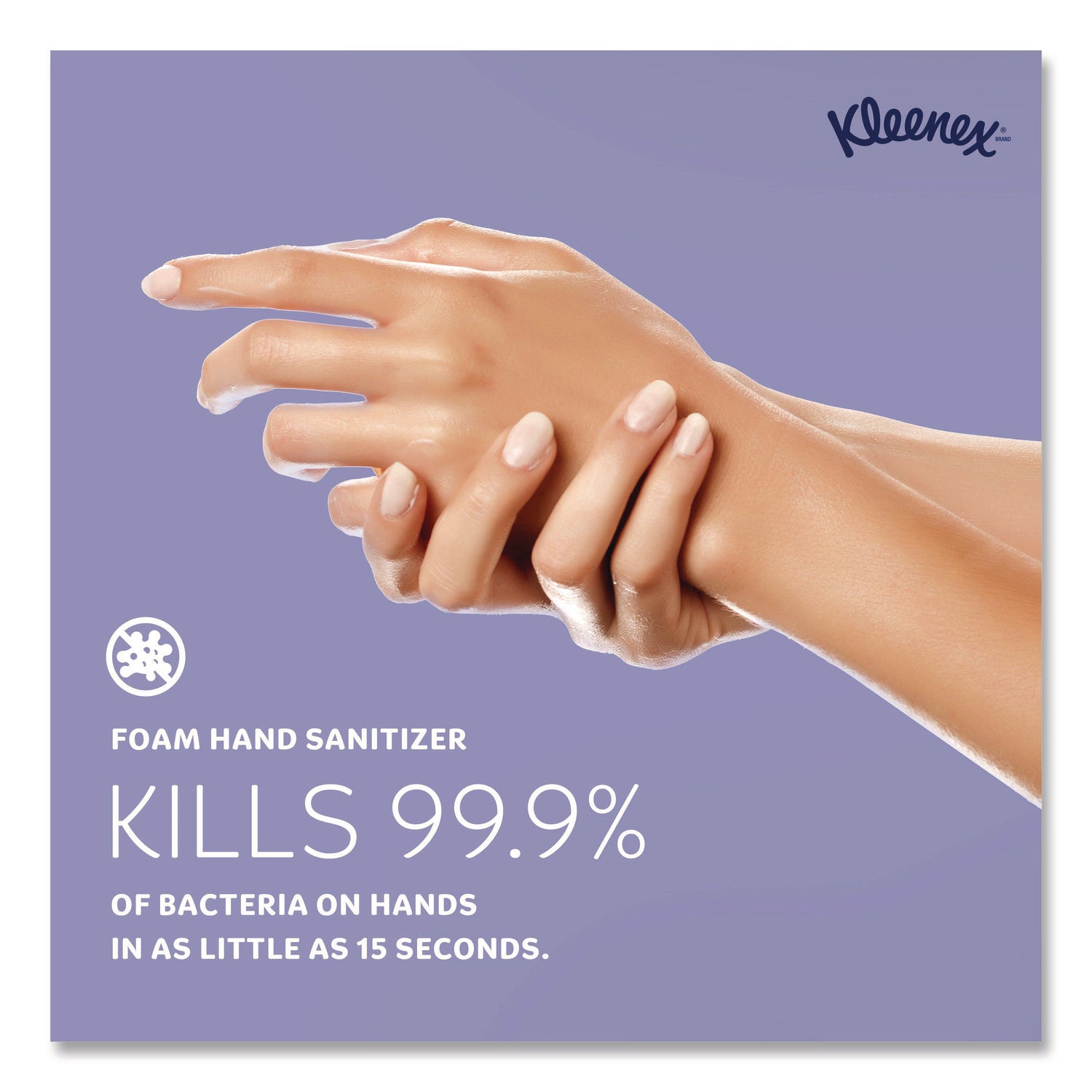 Super Moisturizing Foam Hand Sanitizer, 1,200 mL Cassette, Unscented, 2/Carton
