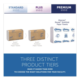 Reveal Multi-Fold Towels, 2-Ply, 8 x 9.4, White, 16/Carton