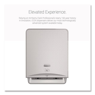 ICON Automatic Roll Towel Dispenser, 20.12 x 16.37 x 13.5, Silver Mosaic