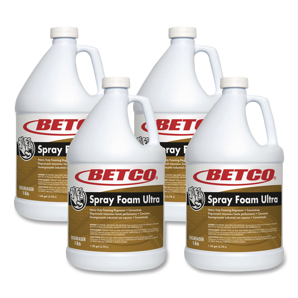 Spray Foam Ultra Degreaser, 1 gal oz Bottle, 4/Carton