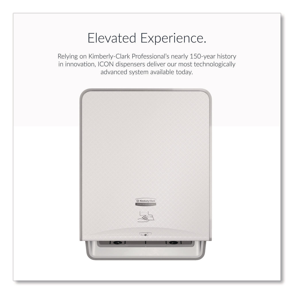 ICON Automatic Roll Towel Dispenser, 20.12 x 16.37 x 13.5, White Mosaic
