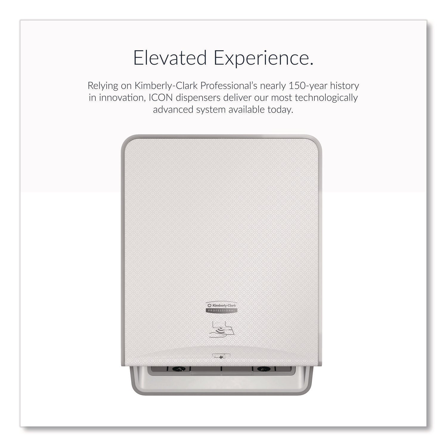 ICON Automatic Roll Towel Dispenser, 20.12 x 16.37 x 13.5, White Mosaic