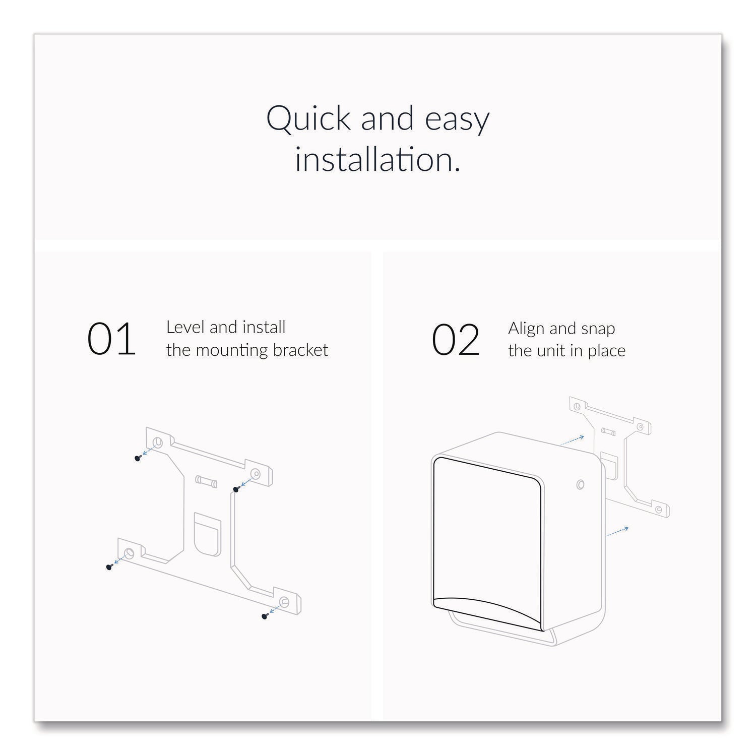 ICON Automatic Roll Towel Dispenser, 20.12 x 16.37 x 13.5, White Mosaic