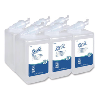 Pro Foam Hair and Body Wash, Floral, 1,000 mL, Refill, 6/Carton