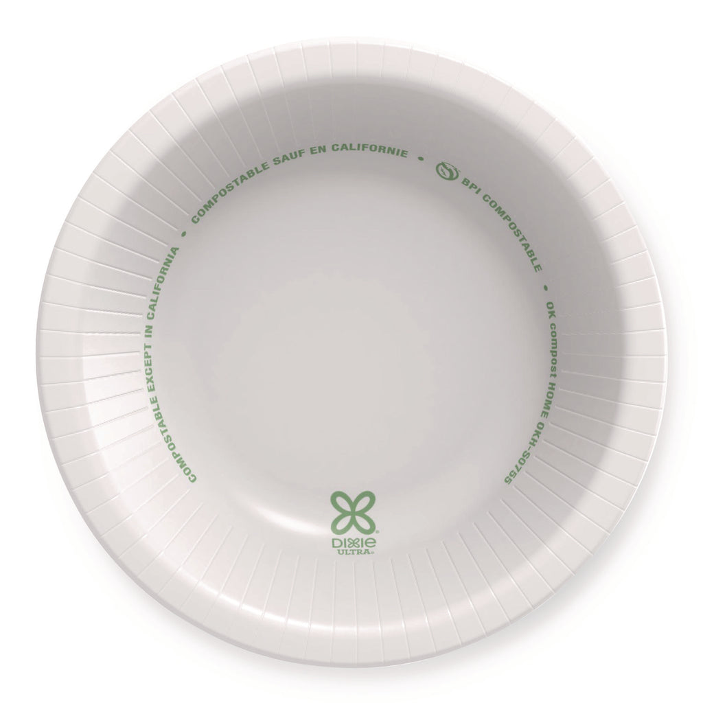 Pathways with Soak Proof Shield Heavyweight Paper Bowls, WiseSize, 12 oz, Green/Burgundy, 500/Carton