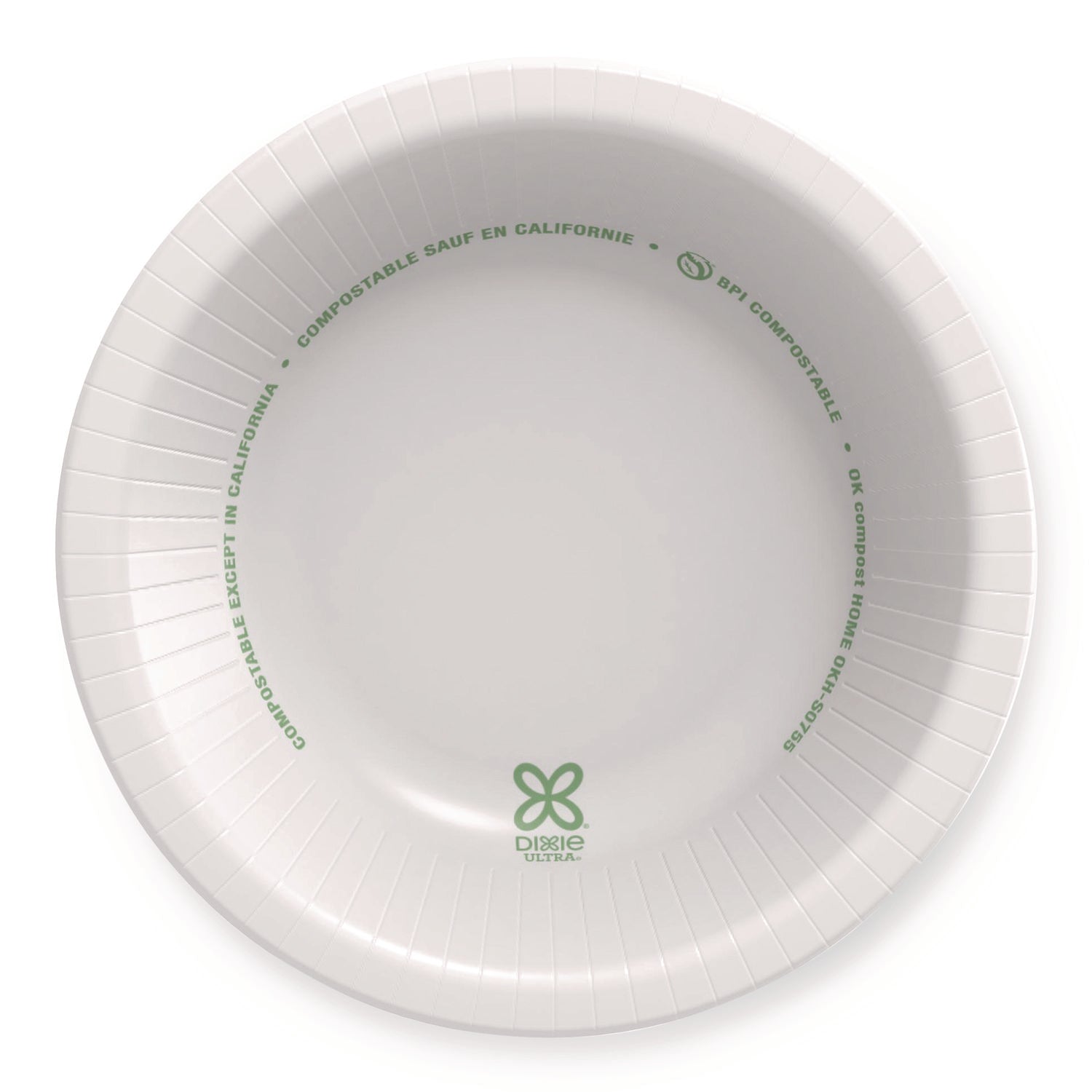 Pathways with Soak Proof Shield Heavyweight Paper Bowls, WiseSize, 12 oz, Green/Burgundy, 500/Carton