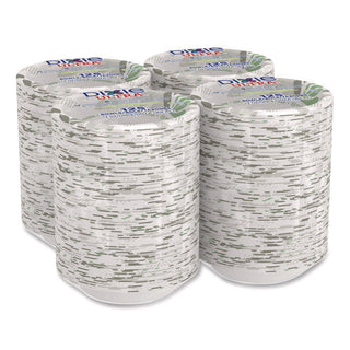 Pathways Heavyweight Paper Bowls, WiseSize, 12 oz, Green/Burgundy, 125/Pack