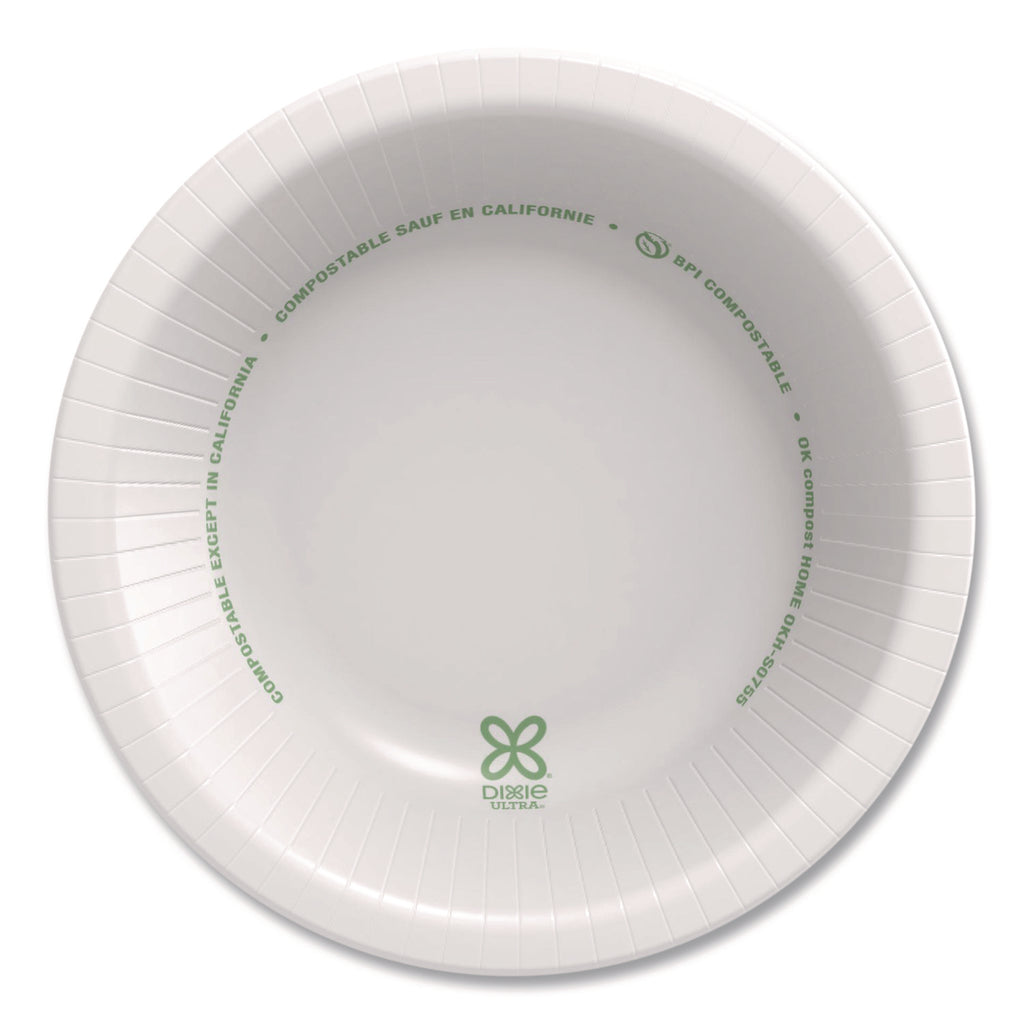Pathways Heavyweight Paper Bowls, WiseSize, 12 oz, Green/Burgundy, 125/Pack