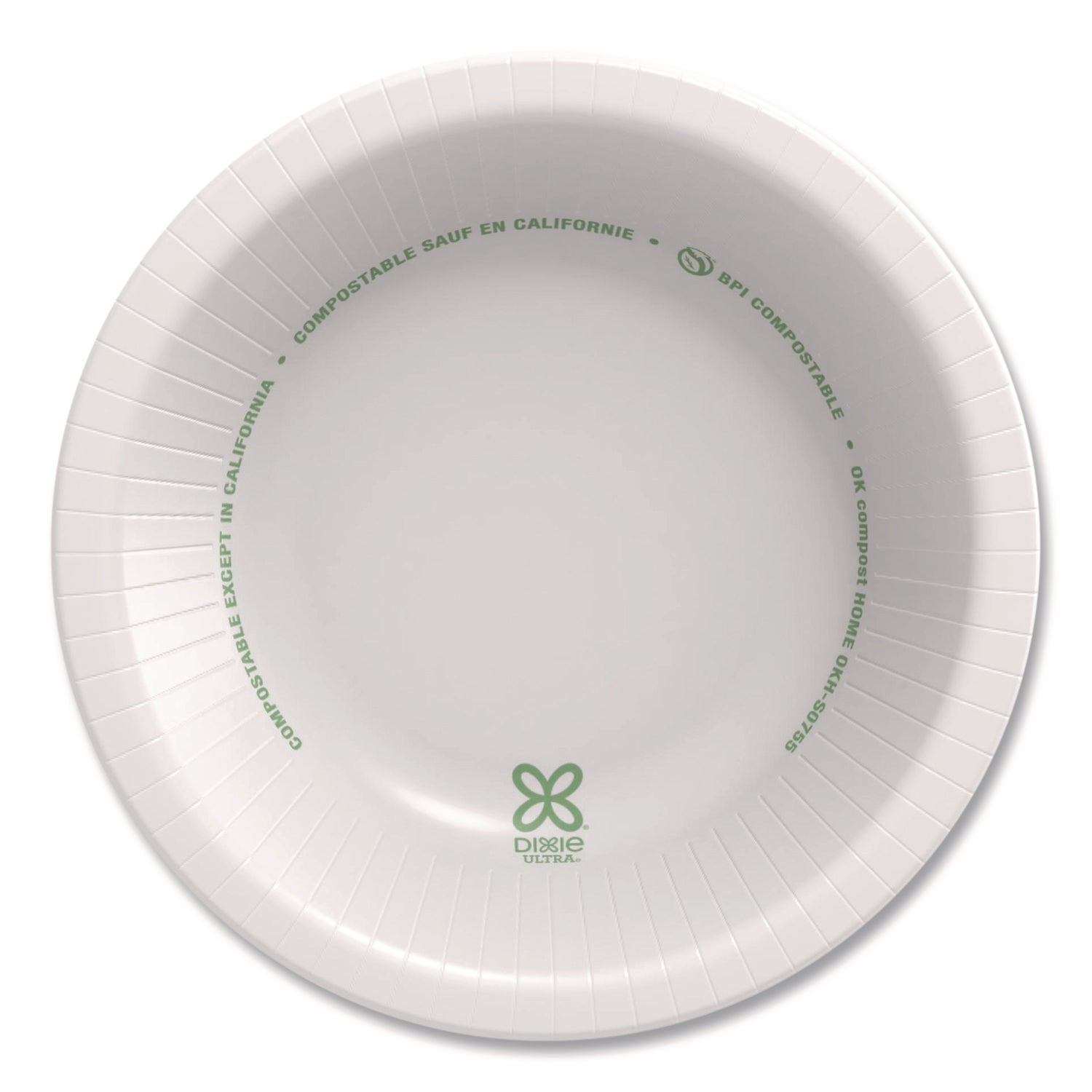Pathways Heavyweight Paper Bowls, WiseSize, 12 oz, Green/Burgundy, 125/Pack