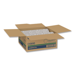 Pathways Soak-Proof Shield Mediumweight Paper Plates, 8.5" dia, Green/Burgundy, 1,000/Carton