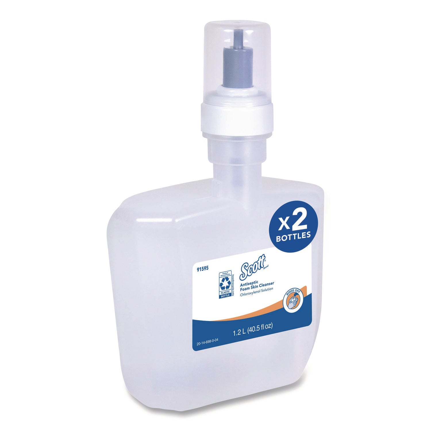 Antiseptic Foam Skin Cleanser, Unscented, 1,200 mL Refill
