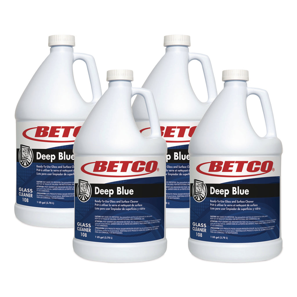 Betco Deep Blue Ammoniated Glass & Surface Cleaner
