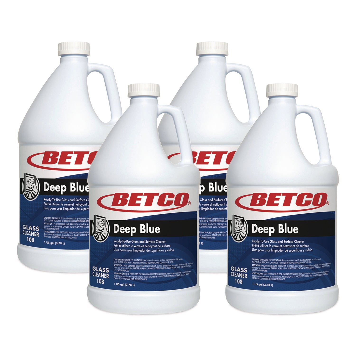 Betco Deep Blue Ammoniated Glass & Surface Cleaner