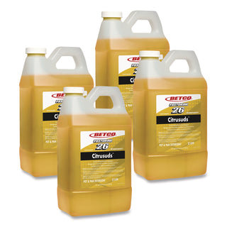 Betco Symplicity Citrusuds Pot/Pan Detergent - FASTDRAW 26 - Concentrate - 67.6 fl oz (2.1 quart) - Lemon Scent - 1 Each - Heavy Duty, Long Lasting, Spill Proof, Phosphate-free - Yellow