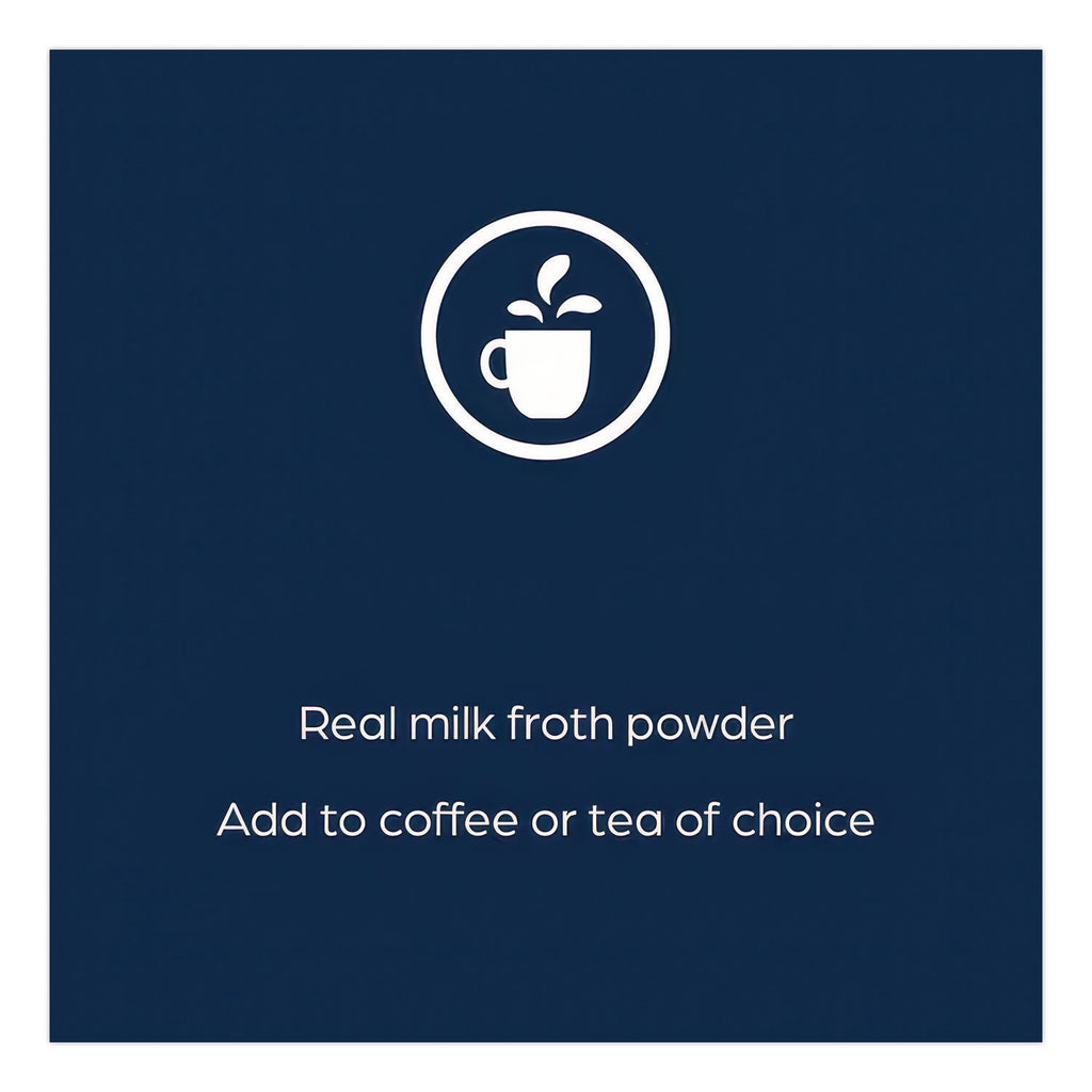 FLAVIA Real Milk Froth Freshpacks, 0.46 oz Packet, 72 Packets/Carton
