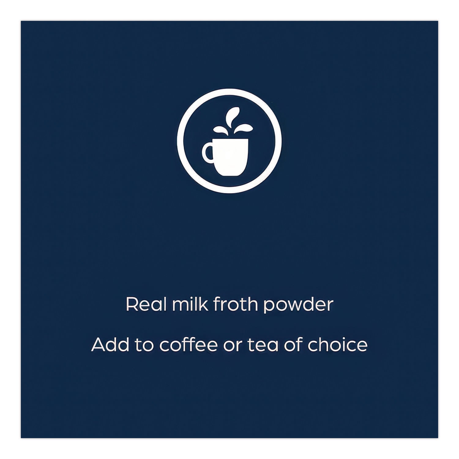 FLAVIA Real Milk Froth Freshpacks, 0.46 oz Packet, 72 Packets/Carton
