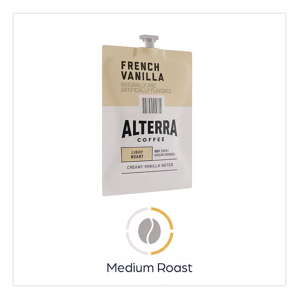 Coffee Freshpack Pods, French Vanilla, Medium Roast, 0.23 oz, 100/Carton