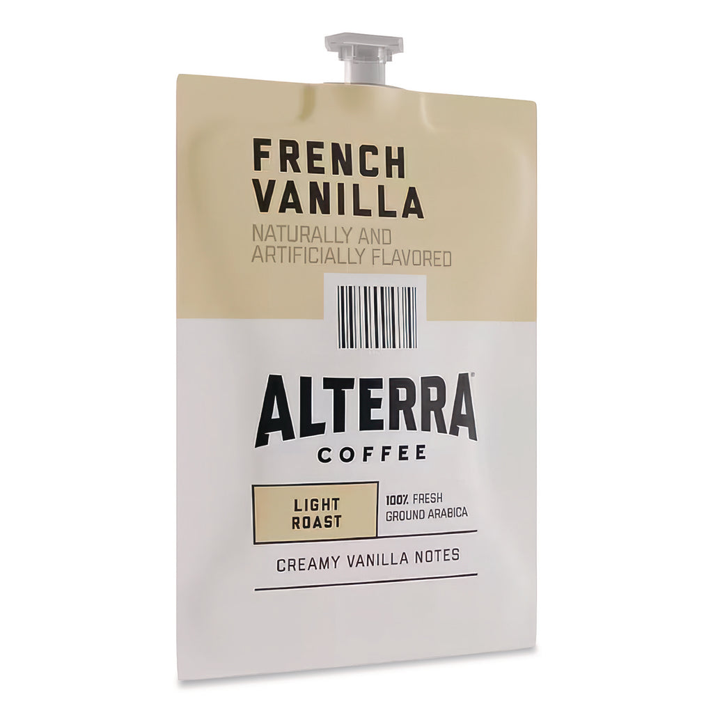 Coffee Freshpack Pods, French Vanilla, Medium Roast, 0.23 oz, 100/Carton