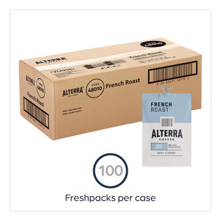 Coffee Freshpack Pods, French Roast, Dark Roast, 0.32 oz, 100/Carton