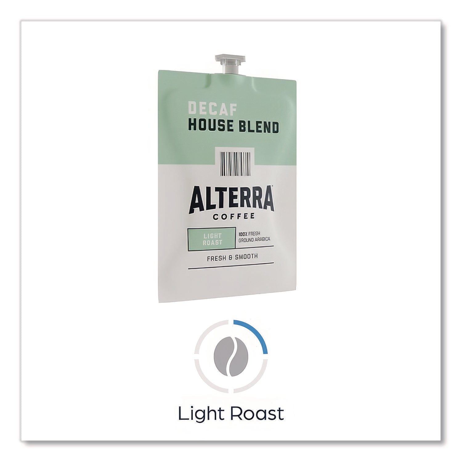 Coffee Freshpack Pods, House Blend Decaf, Light Roast, 0.25, 100/Carton