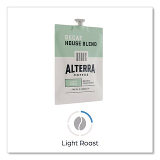 Coffee Freshpack Pods, House Blend Decaf, Light Roast, 0.25, 100/Carton