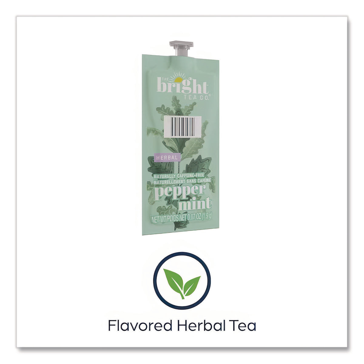 Tea Freshpack Pods, Peppermint Herbal, 0.07 oz, 100/Carton