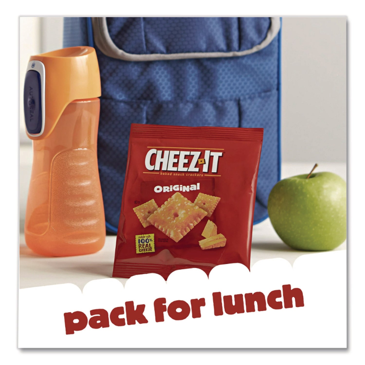 Cheez-it Crackers, 1.5 oz Bag, Reduced Fat, 60/Carton