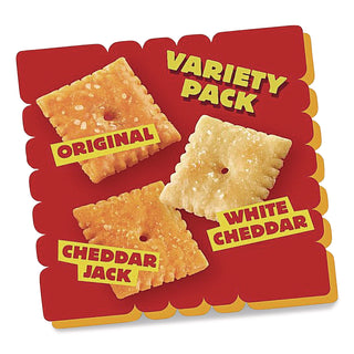 Baked Snack Crackers, Variety Pack, 0.75 oz Bag, 12/Box