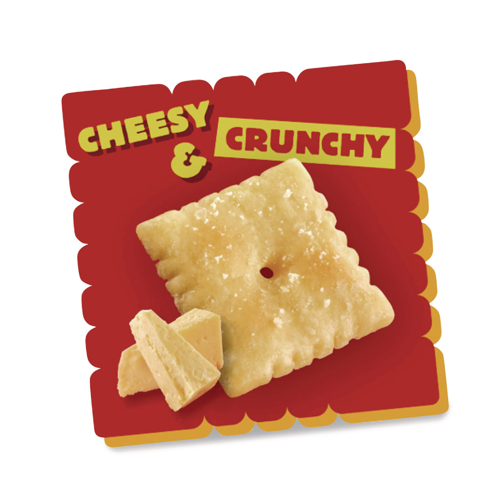 Cheez-It Crackers, 1.5 oz Single-Serving Snack Bags, White Cheddar, 8/Box