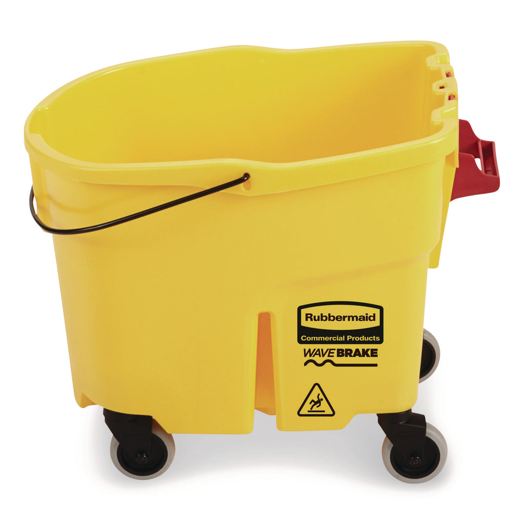 WaveBrake 2.0 Bucket, 8.75 gal, Plastic, Yellow