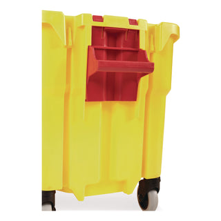 WaveBrake 2.0 Bucket, 8.75 gal, Plastic, Yellow