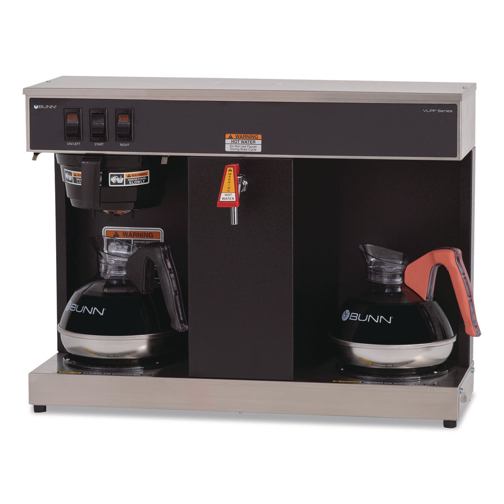 VLPF 12-Cup Automatic Coffee Brewer, Gray/Stainless Steel, Ships in 7-10 Business Days