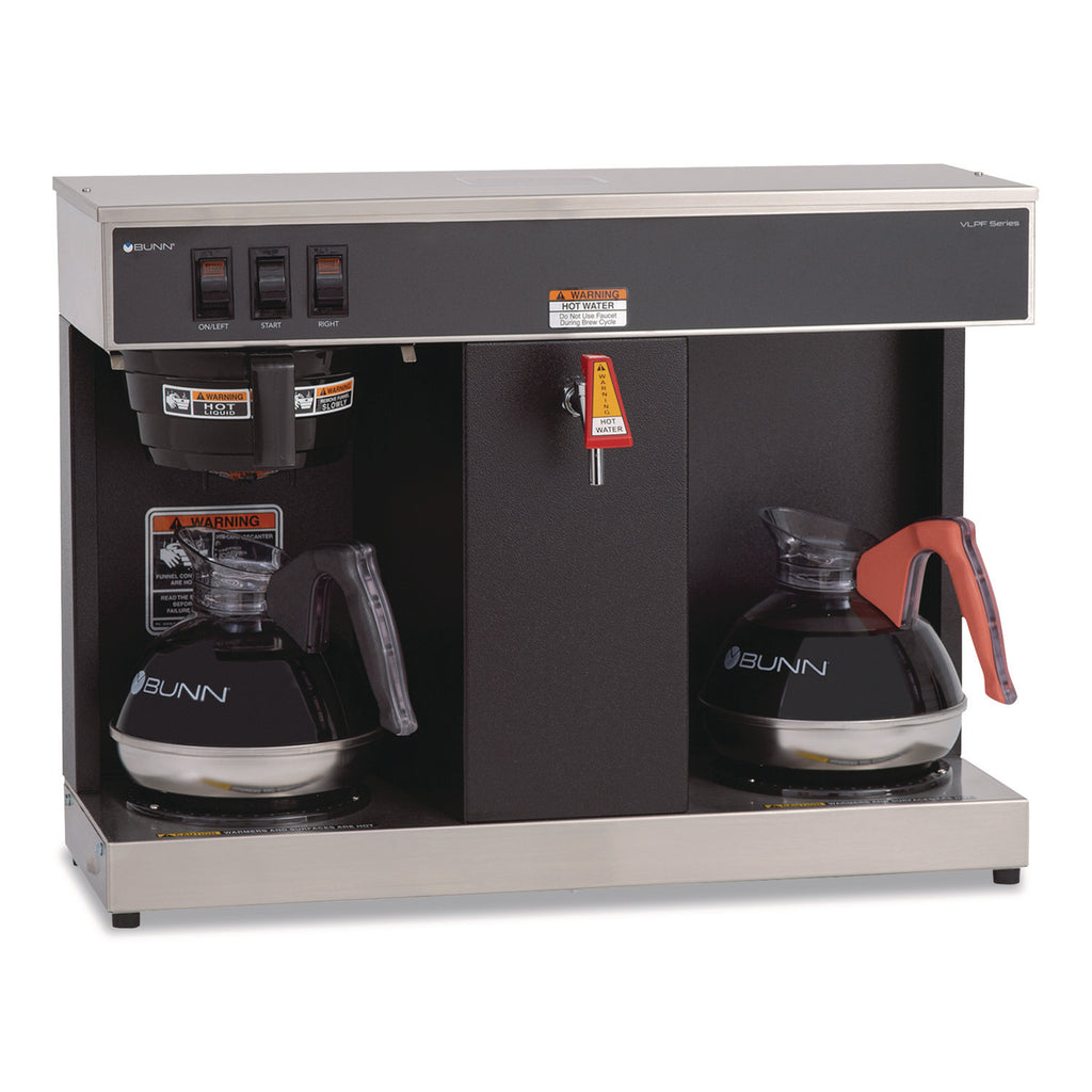 VLPF 12-Cup Automatic Coffee Brewer, Gray/Stainless Steel, Ships in 7-10 Business Days