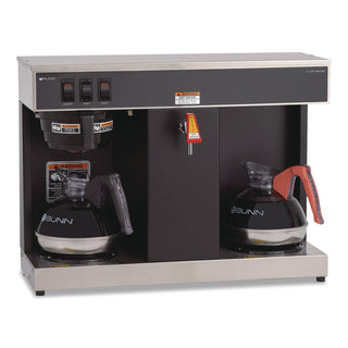 VLPF 12-Cup Automatic Coffee Brewer, Gray/Stainless Steel, Ships in 7-10 Business Days