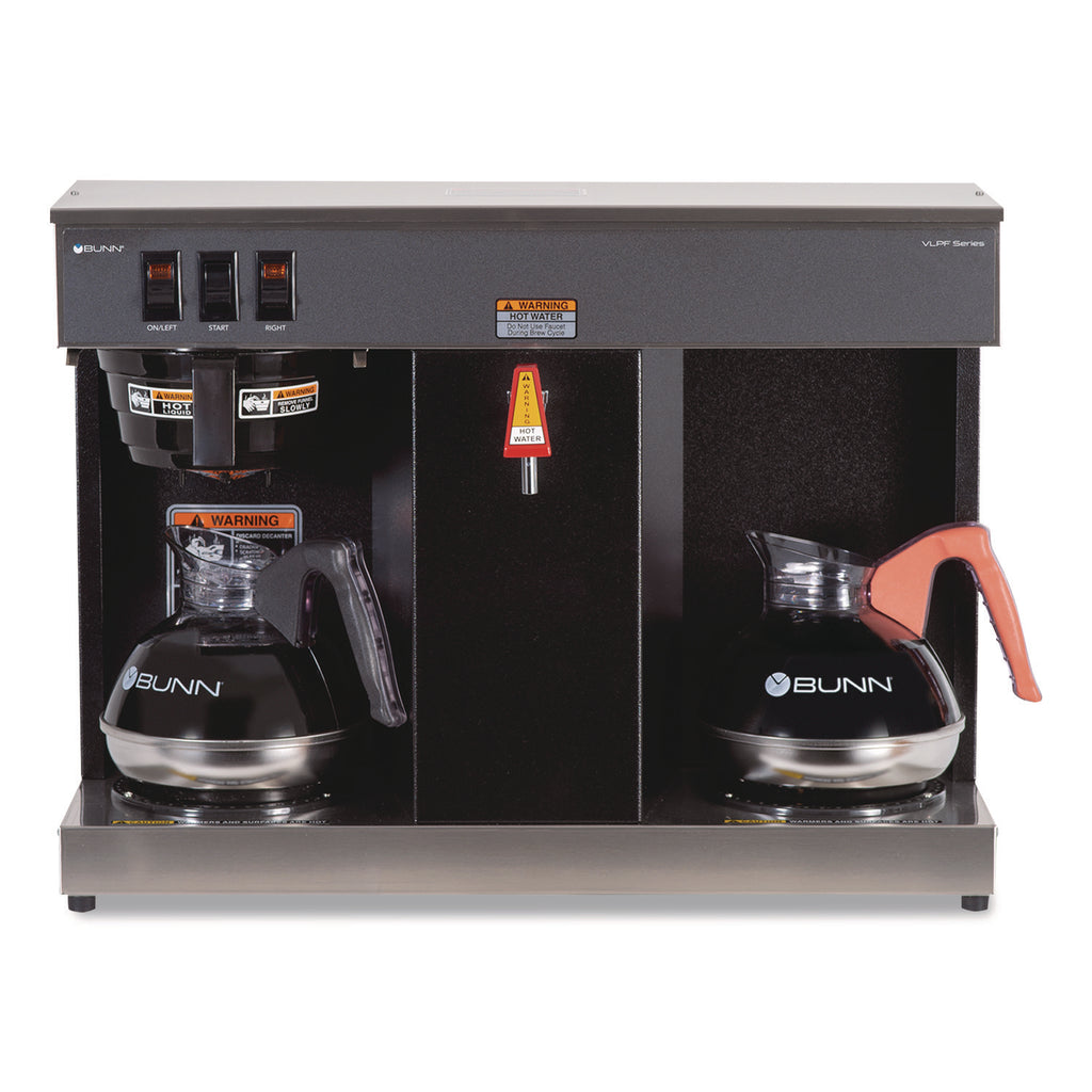 VLPF 12-Cup Automatic Coffee Brewer, Gray/Stainless Steel, Ships in 7-10 Business Days