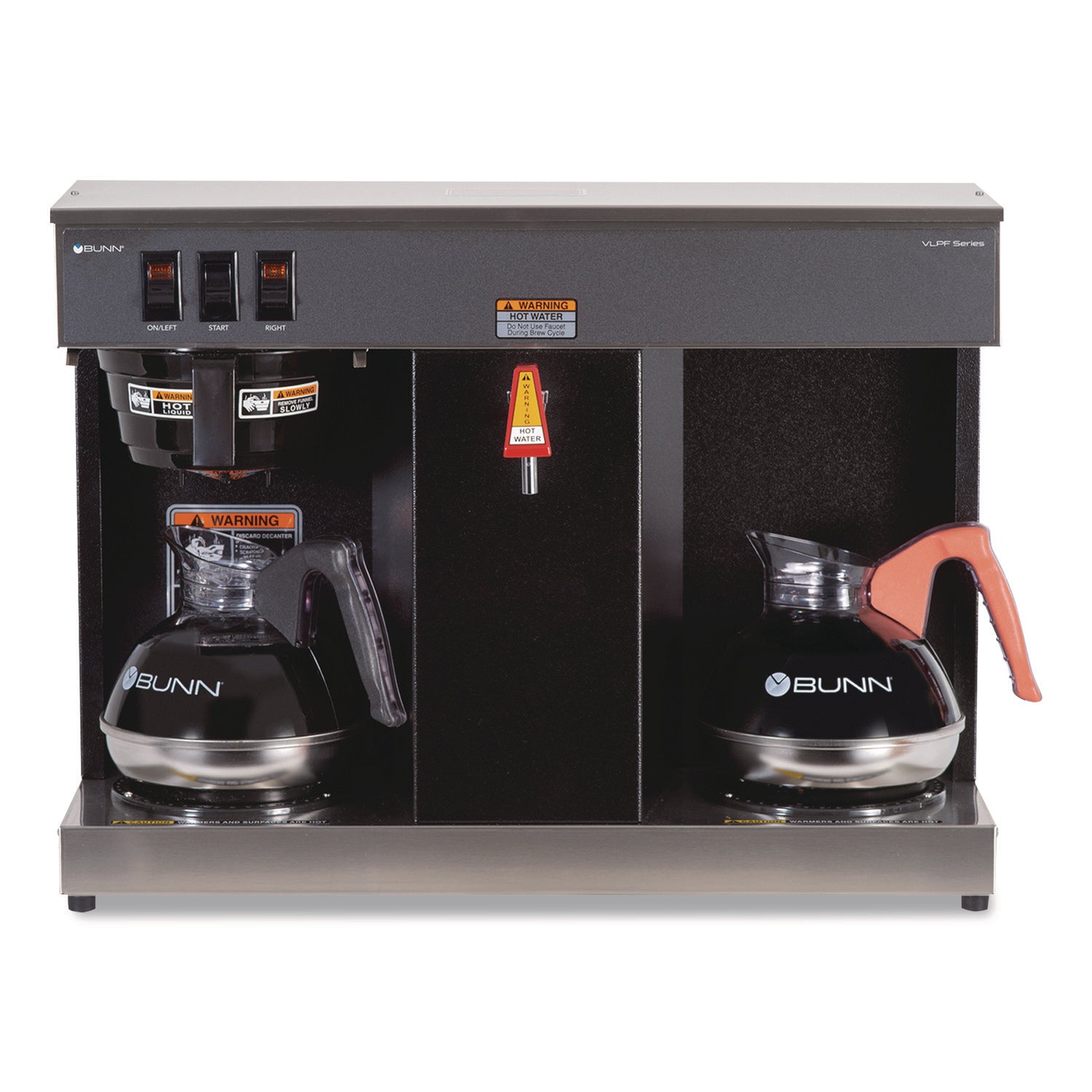 VLPF 12-Cup Automatic Coffee Brewer, Gray/Stainless Steel, Ships in 7-10 Business Days