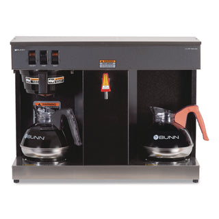 VLPF 12-Cup Automatic Coffee Brewer, Gray/Stainless Steel, Ships in 7-10 Business Days