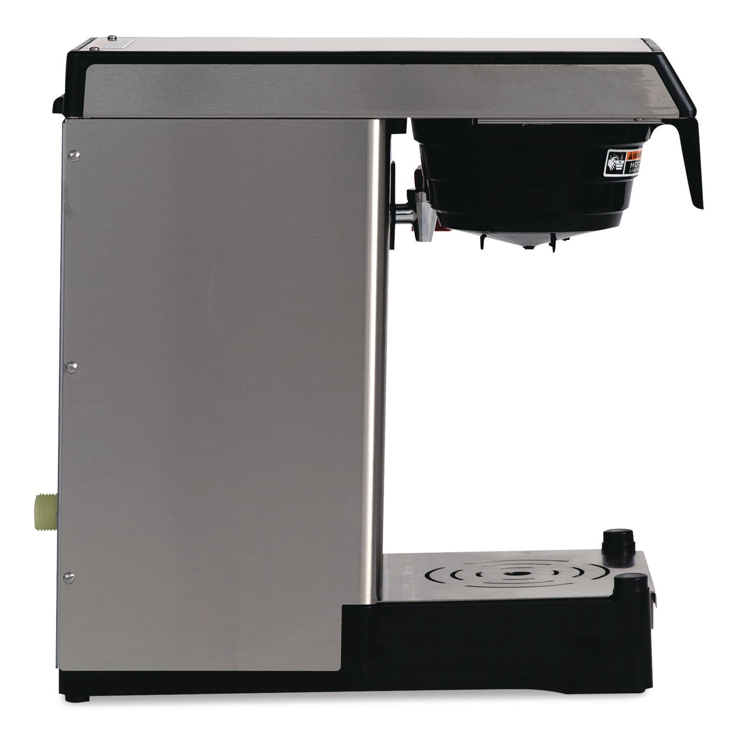 WAVE15-APS Low Profile Automatic Airpot Coffee Brewer, 12-Cup, Gray/Stainless Steel, Ships in 7-10 Business Days