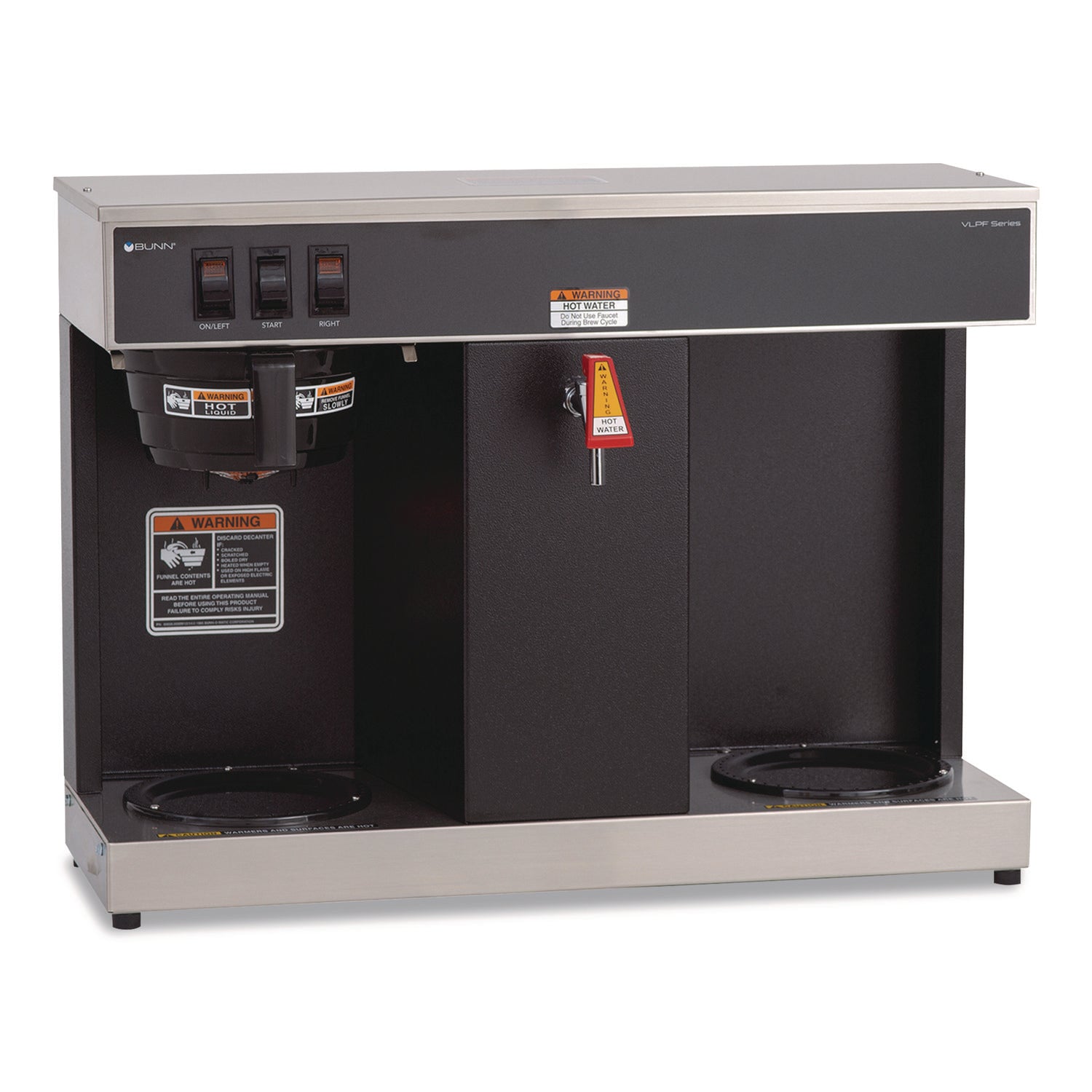 VLPF 12-Cup Automatic Coffee Brewer, Gray/Stainless Steel, Ships in 7-10 Business Days