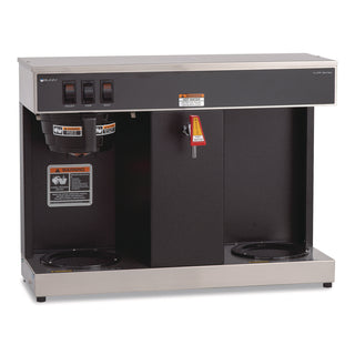 VLPF 12-Cup Automatic Coffee Brewer, Gray/Stainless Steel, Ships in 7-10 Business Days