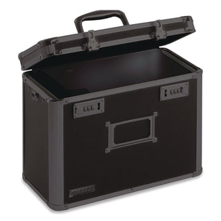 Locking Personal File Tote, Letter, 7.25 x 13.75 x 12.5, Tactical Black