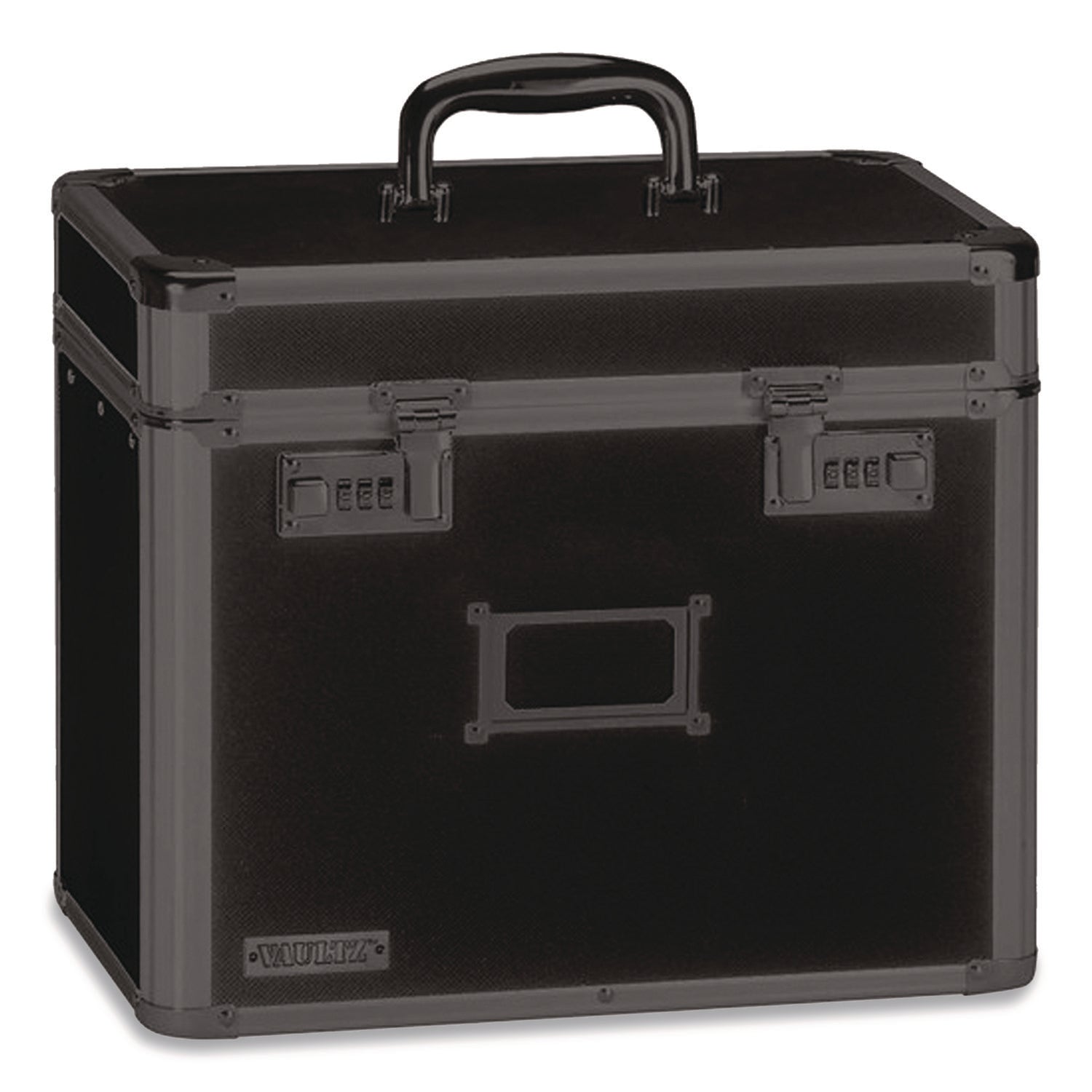 Locking Personal File Tote, Letter, 7.25 x 13.75 x 12.5, Tactical Black