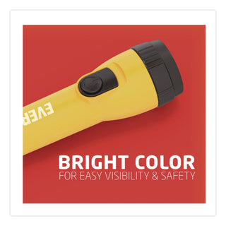LED Eveready Industrial Economy, 2 D (Sold Separately), Yellow/Black