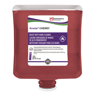 Kresto Cherry Heavy Duty Hand Cleaner Manual Cartridge, Cherry Scent, 2 L Cartridge Refill, 4/Carton