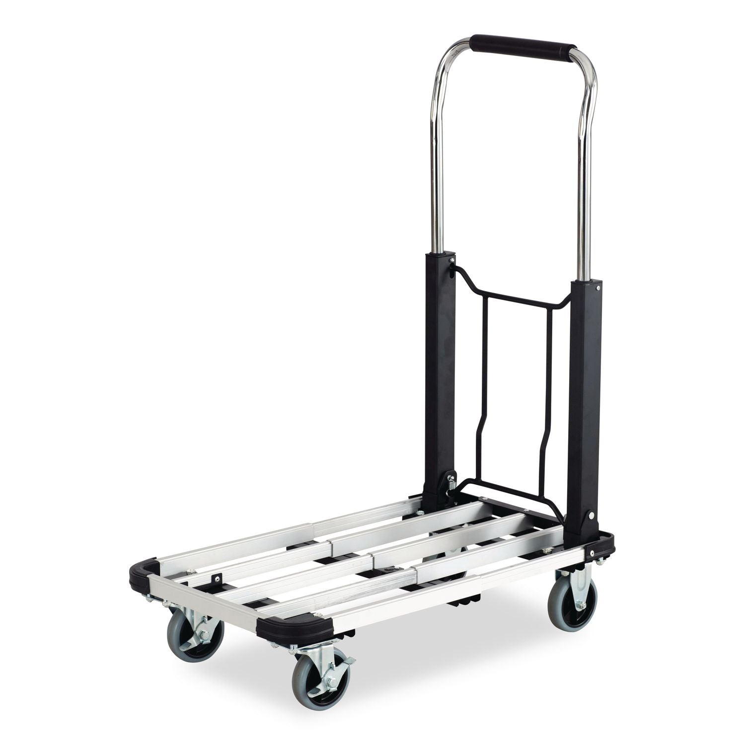 Stow-Away Collapsible Medium Hand Truck, 275 lb Capacity, 19 x 17.75 x 38.75, Aluminum