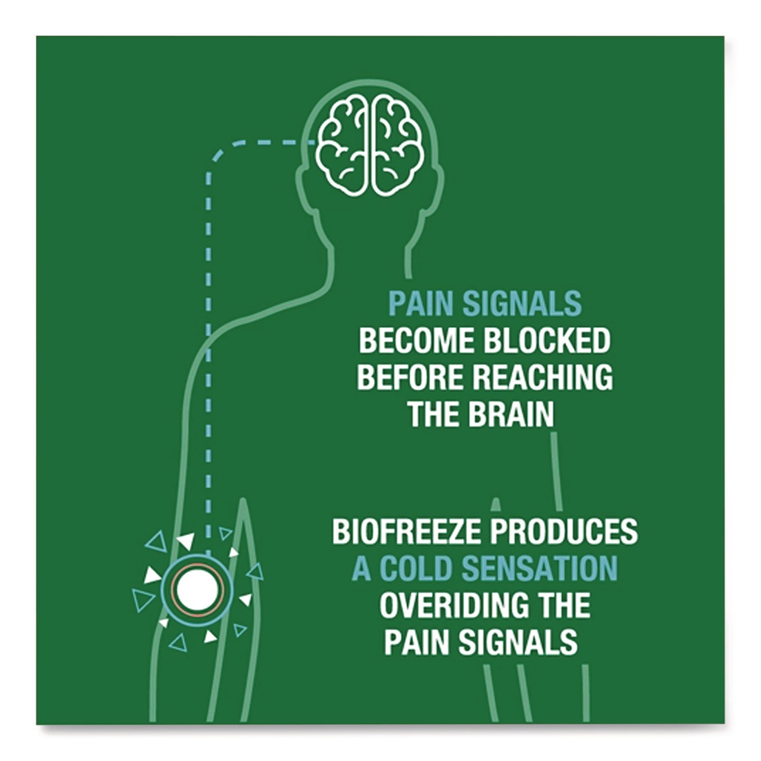 Professional Colorless Topical Analgesic Pain Reliever Spray, 4 oz Spray Bottle