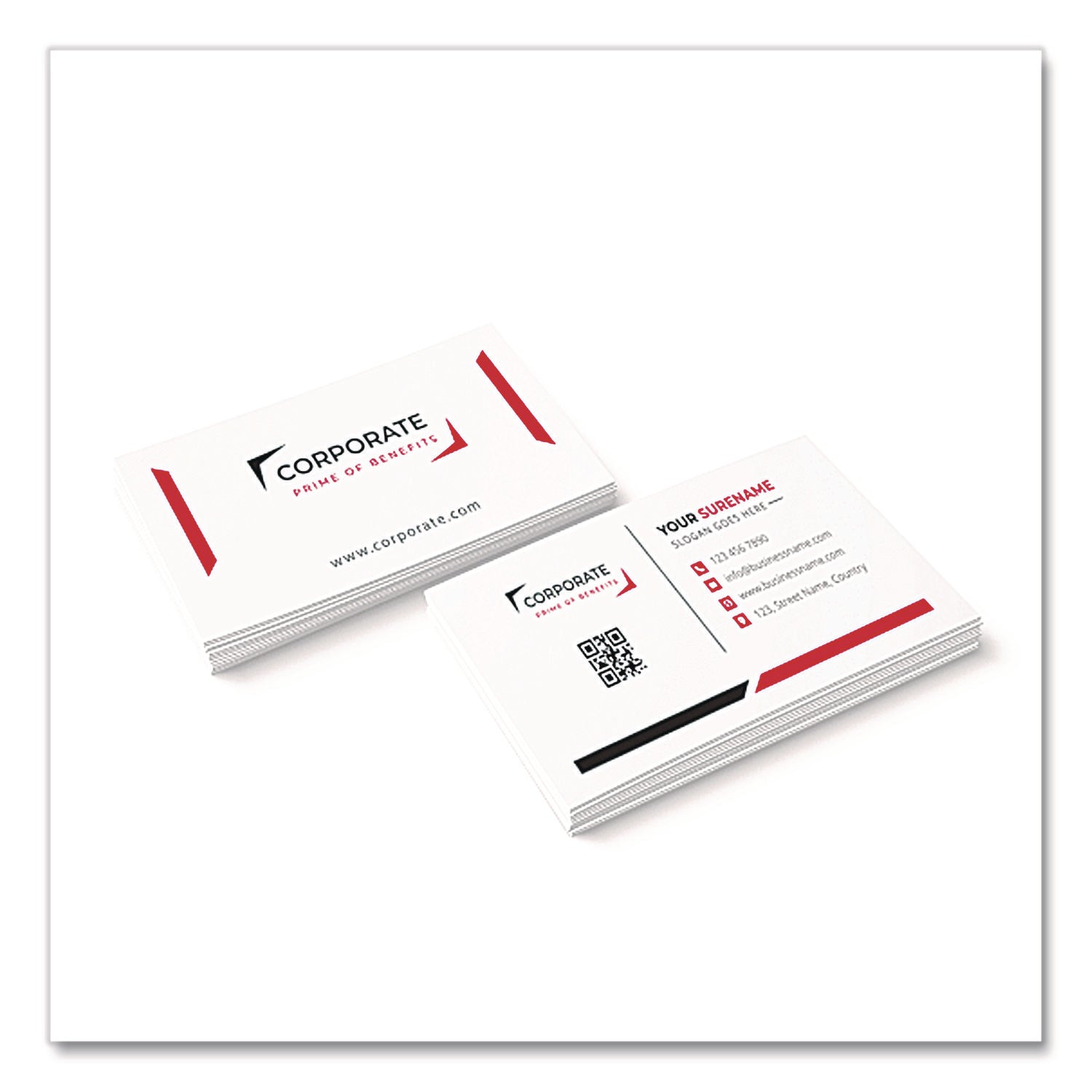 Printable Microperf Business Cards, Copier/Inkjet/Laser/Offset, 2 x 3.5, White, Bristol, 1,000 Cards, 10/Sheet, 100 Sheets/PK