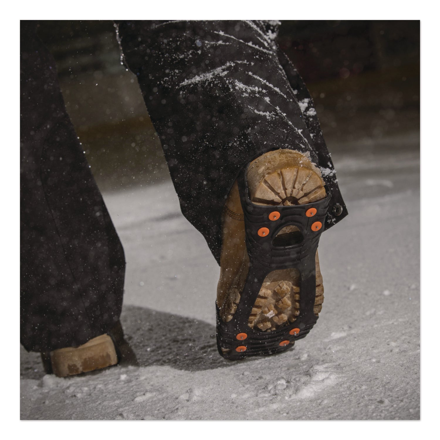 Trex 6300 One Piece Slip-on Ice Cleats, Large, Black, Pair, Ships in 1-3 Business Days