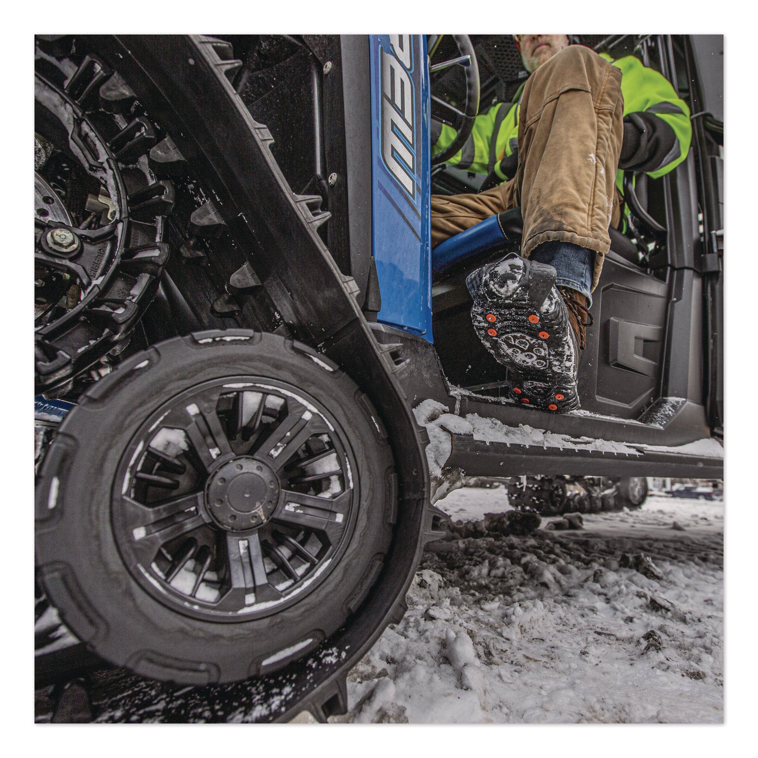 Trex 6300 One Piece Slip-on Ice Cleats, Large, Black, Pair, Ships in 1-3 Business Days
